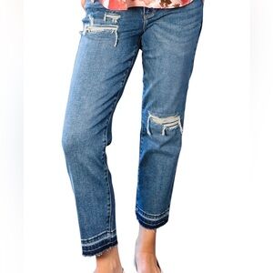 Judy Blue Boyfriend Fit Distressed Women Jeans